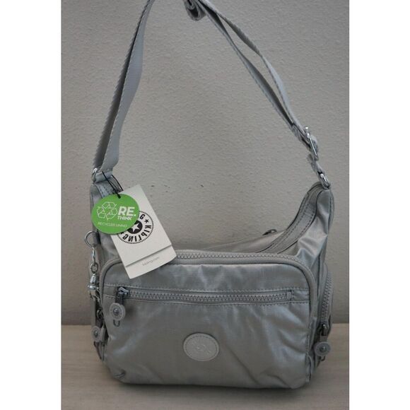 Kipling HB7565-QD7 Women's Bright Metallic Gabbie Crossbody/Shoulder Bag - Picture 1 of 16